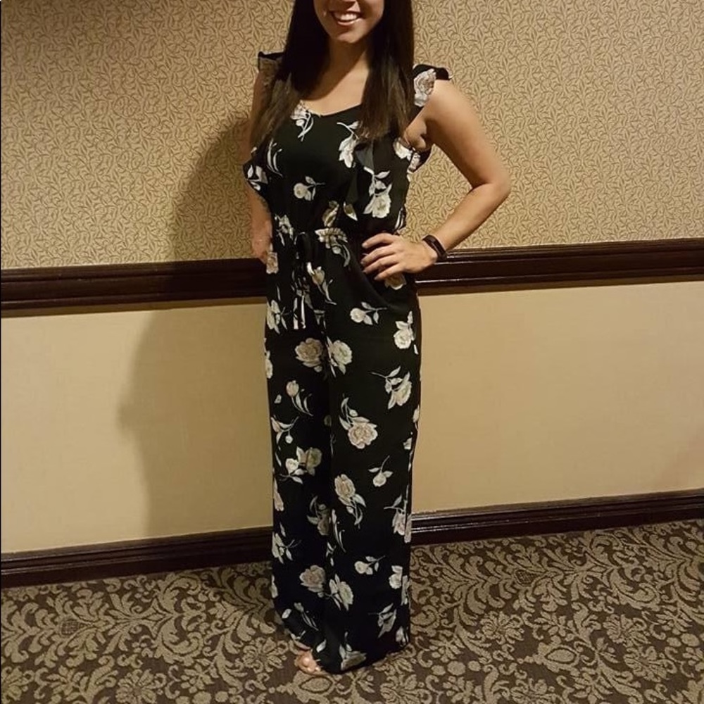 Xhileration Jumpsuit Floral